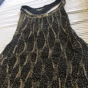Heavily beaded top